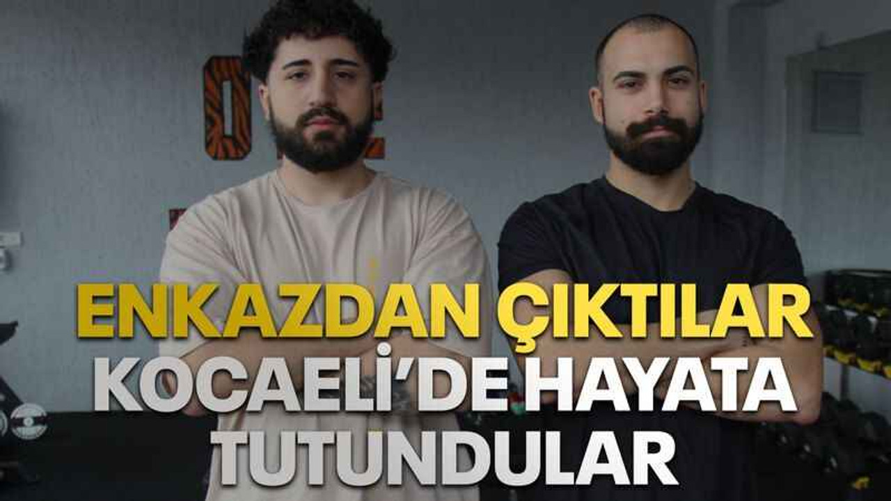 Enkazdan çıktılar Kocaeli’de hayata tutundular